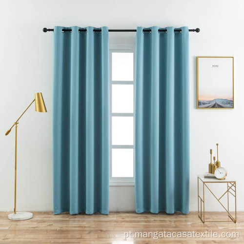 Cortinas de blecaute simples para sala de estar